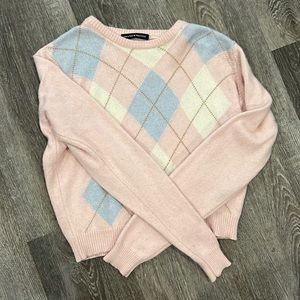 Brandy Melville pink crewneck.